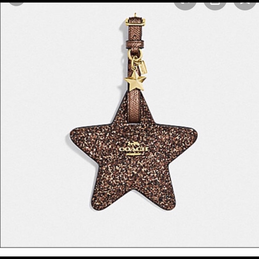 Coach a Star Luggage Tag